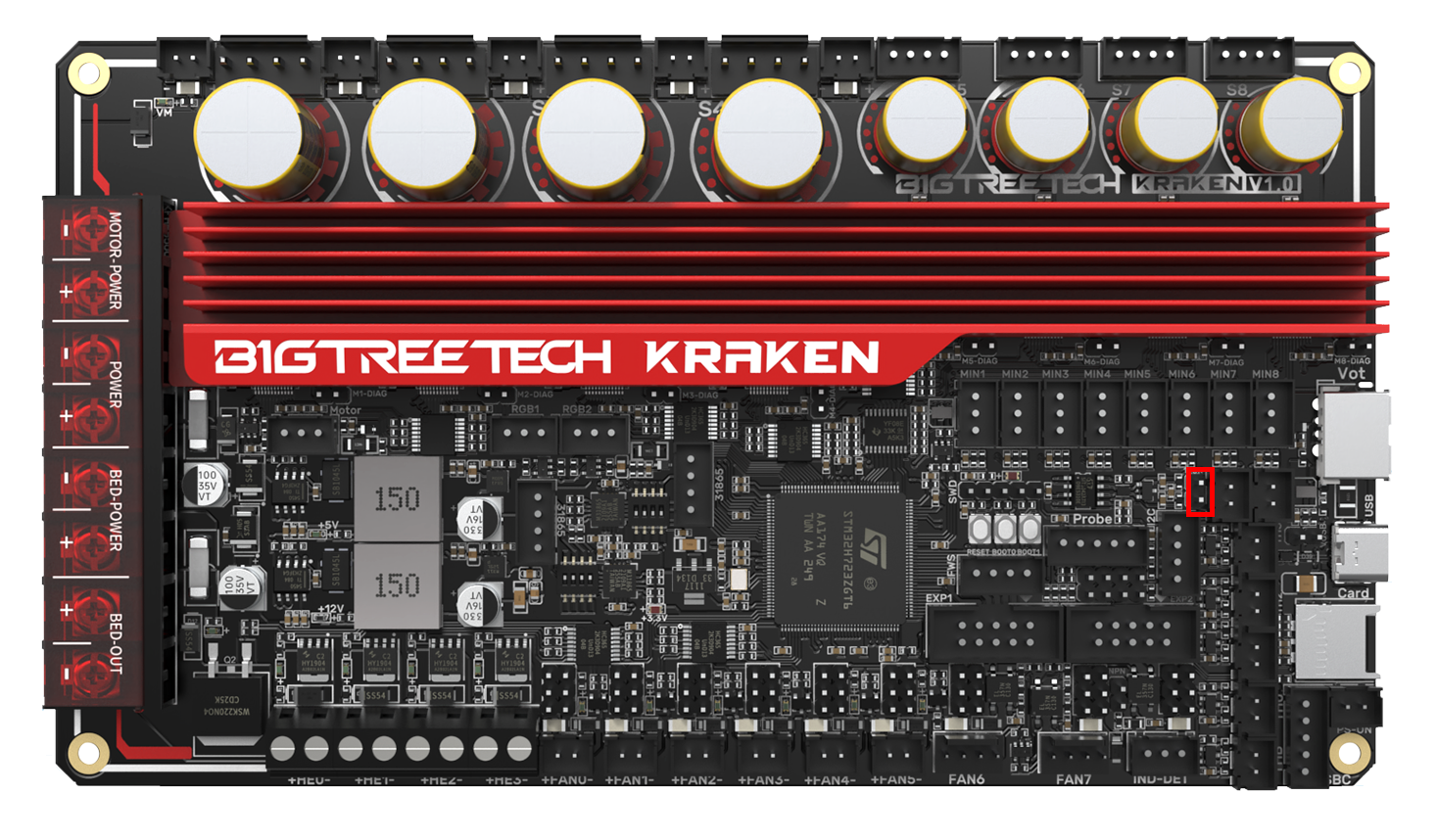 BTT Kraken CAN-FD 120ohm Resistors