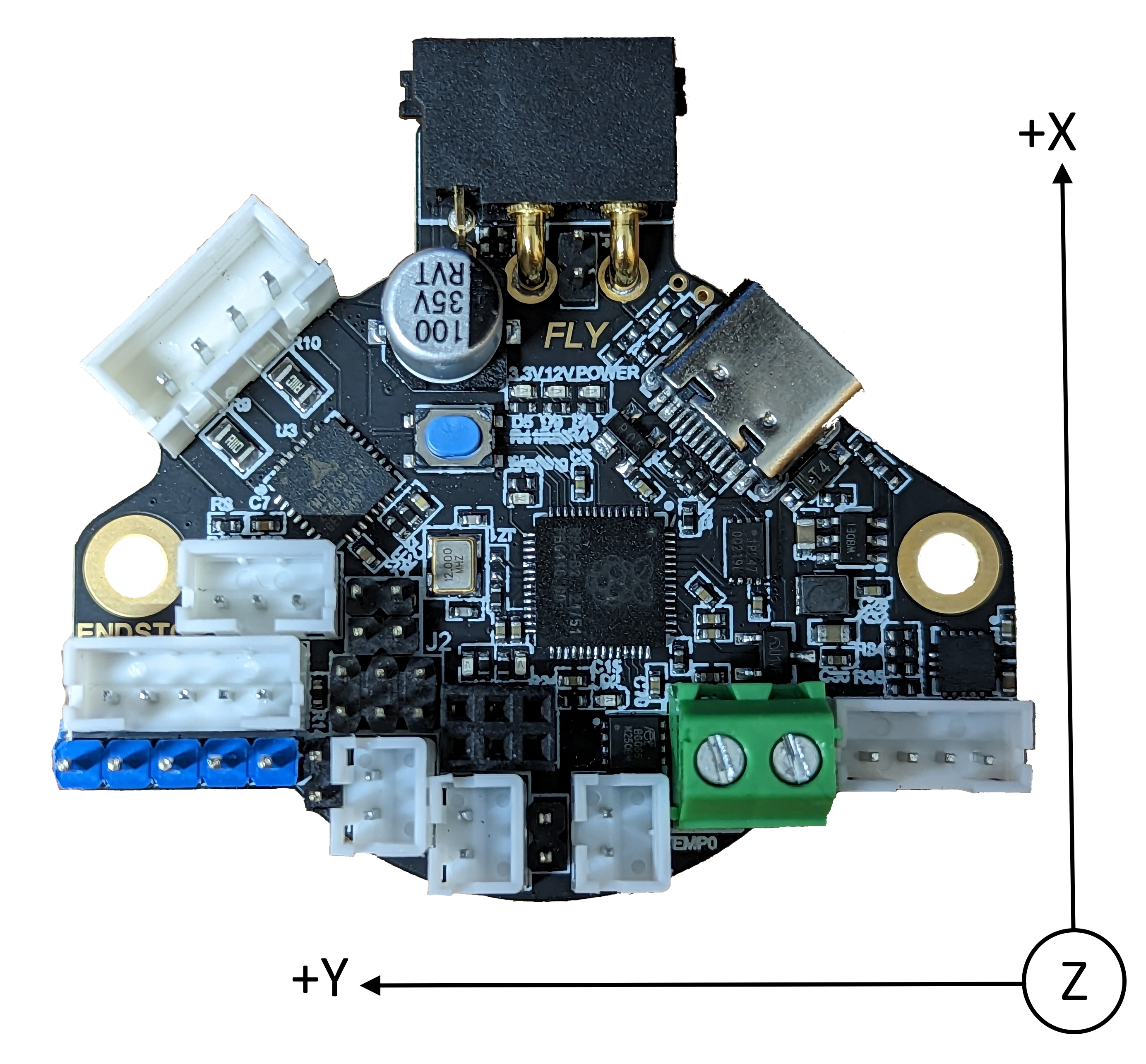 Fly-RRF-36 Accelerometer Orientation