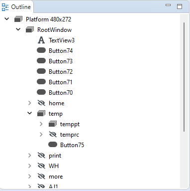 Flythings UI Outline