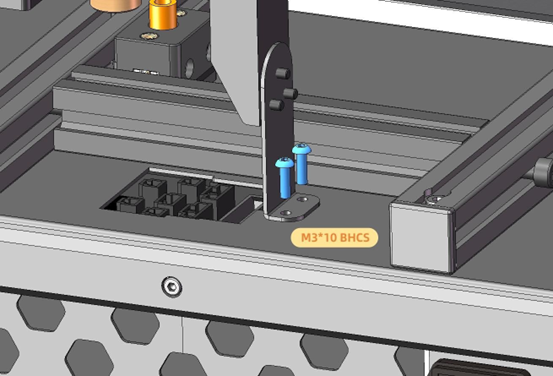 Install Drag Chain Bracket