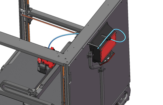 PTFE Schlauch einführen